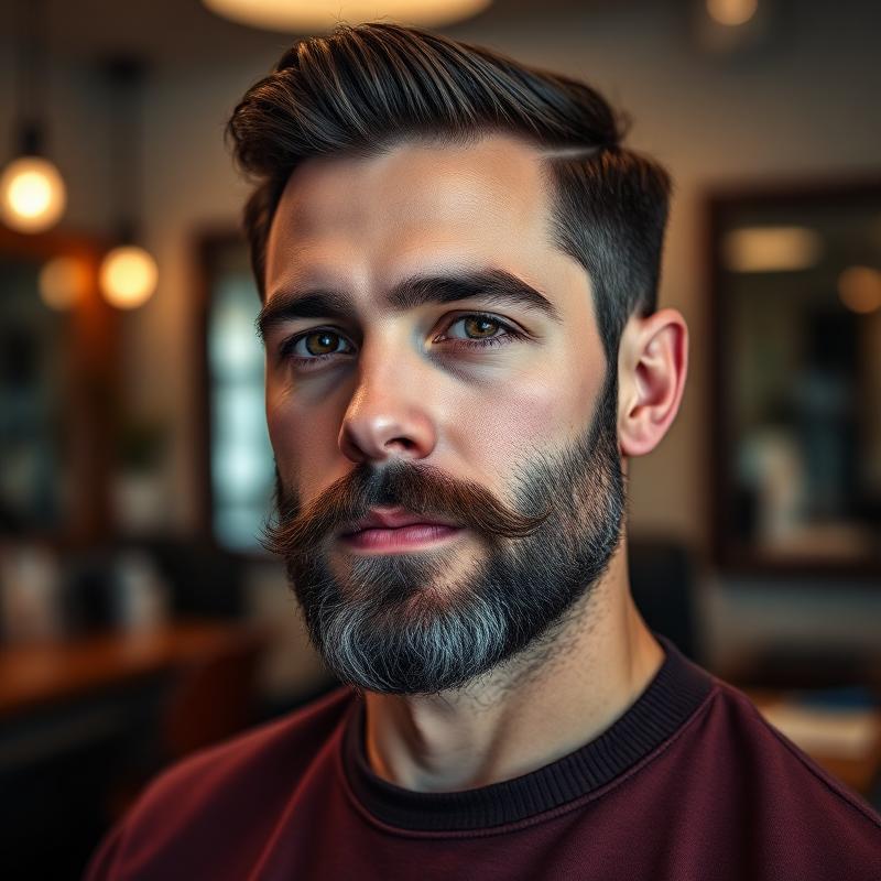 Barber Shop Mostar klijent s uređenom bradom